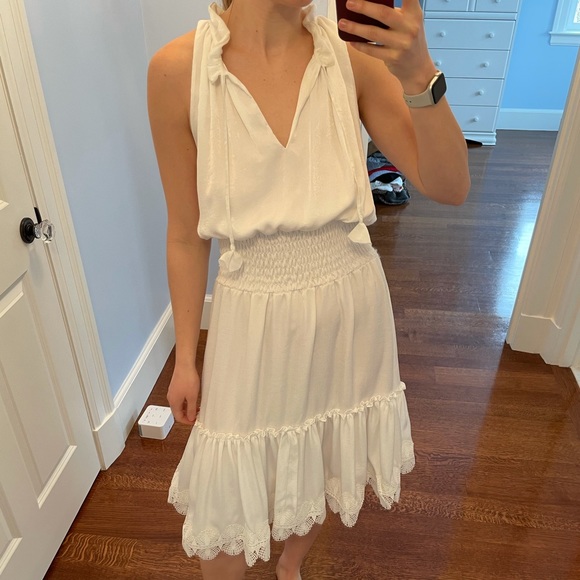 MISA LOS ANGELES Flowy white midi dress - Picture 1 of 10